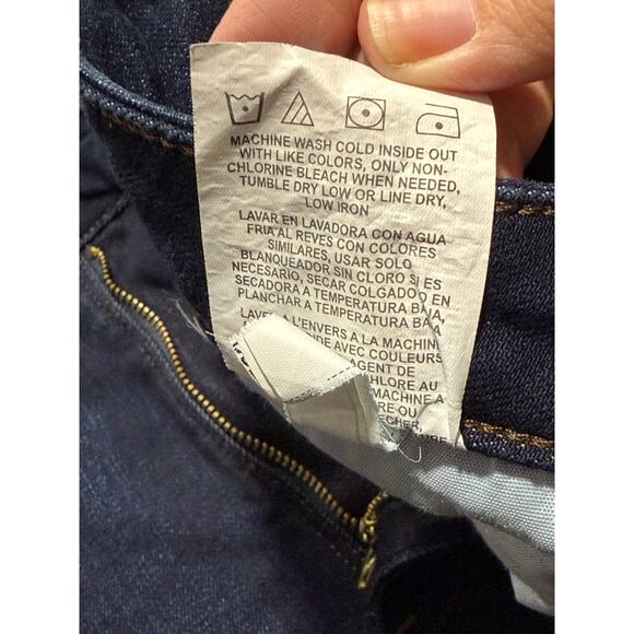 NWOT Lee Jeans Regular Fit Straight Mid Rise Womens Plus Size 20P Stretch Blue - Picture 9 of 11